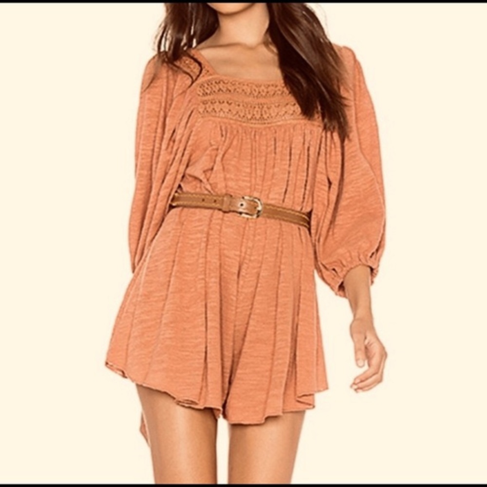 Free People Romper- “Rosy Canyon”